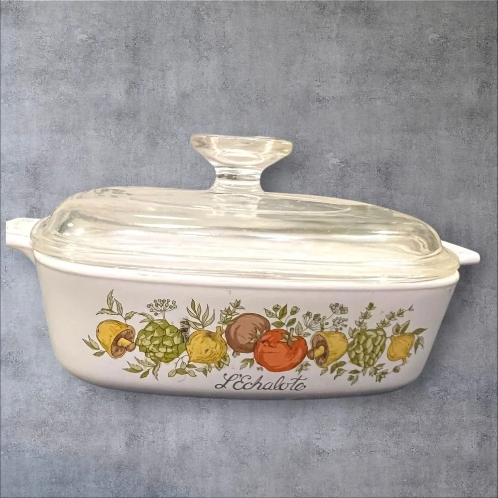 RARE SET Corningware ‘spice of life’ Bakeware Set‎